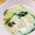 ♪YOKO's cooksnap of when they made 妊婦さんにも◎小松菜のミルクポタージュ.
