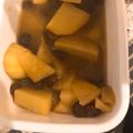BOWBOW♪'s cooksnap of when they made 炊飯器で離乳食☆おさつりんごのレーズン煮.