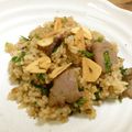 chou*'s cooksnap of when they made 激ウマ！ガーリックステーキチャーハン☆.