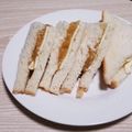 アクセル☆'s cooksnap of when they made ✿チーズとりんごジャムのサンドイッチ✿.