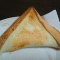 狼かあさん☆'s cooksnap of when they made 簡単☆ホットサンド風（ハムとチーズ）.