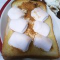choco831's cooksnap of when they made ふんわり～安倍川マシュマロトースト.