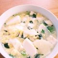 架け橋's cooksnap of when they made ダイエットにも♪　簡単*卵と豆腐のクッパ.