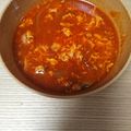クックDF1OPG☆'s cooksnap of when they made トマトジュースと卵のスープ.