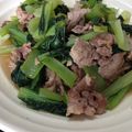 ＊chi〜ko＊'s cooksnap of when they made 小松菜と豚肉のペッパー炒め.