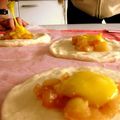 picomeri's cooksnap of when they made 白パンでアップルカスタードクリームパン.