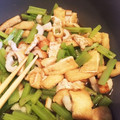 めるたむ♪'s cooksnap of when they made 大根の葉と、油揚げの煮浸し.