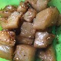 あーる❊'s cooksnap of when they made こんにゃくの甘辛煮.