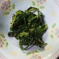 クックZ7G5YU☆'s cooksnap of when they made 簡単★春菊の胡麻和え.