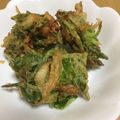 pompomjam's cooksnap of when they made キャベツの外葉でかき揚げ♪.