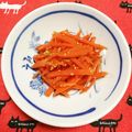 こげ岡's cooksnap of when they made レンジで簡単、にんじんナムル.