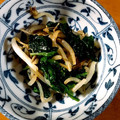 lily…♡'s cooksnap of when they made 給食の味♡超簡単★菜っ葉ともやしの磯和え.