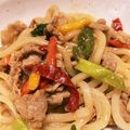 ayutaro_85's cooksnap of when they made フライパンで簡単味噌醤油焼きうどん.