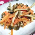 みっくママ's cooksnap of when they made ＊お弁当に　きのこと人参の醤油炒め＊.