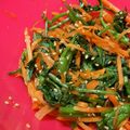 クックU8XZ6O☆'s cooksnap of when they made にんじんとクレソンの胡麻和え.