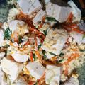 よこちぃいぃ's cooksnap of when they made 鶏むね肉の豆腐チャンプルー.