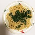 チェリチョコ's cooksnap of when they made 春菊のペペロンチーノ.