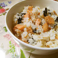 2525misa's cooksnap of when they made 何杯でもイケる！簡単手抜き鮭瓶ご飯.