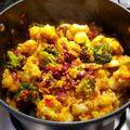 miyakecy's cooksnap of when they made カリフラワーのカレー炒め.