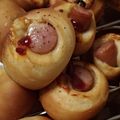 あきあんづ's cooksnap of when they made HB使用⭐一口サイズの黒糖ウインナーパン.