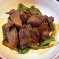 querico's cooksnap of when they made レバーとごぼう☆和風カレー味.
