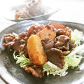 イベ長's cooksnap of when they made 里芋と牛肉の簡単煮物♬.