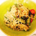 ナピト's cooksnap of when they made 甘辛味噌茄子さやえんどうエノキもやし炒め.