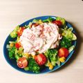 のんべぇヒロ's cooksnap of when they made 彩りサラダ♪カニカマソース.