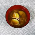 さくら1128's cooksnap of when they made 秋だ冷凍したさつまいもを入れた簡単味噌汁.