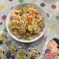疲れひどいママ's cooksnap of when they made さつまいもの炊き込み御飯.
