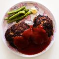 ショコラメロン's cooksnap of when they made ソースが自慢のハンバーグ(基本タネ).