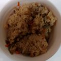 ショコラメロン's cooksnap of when they made 炊飯器でもちもち ＊鶏ごぼうおこわ＊.