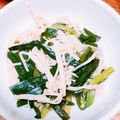 ひなた１０１６'s cooksnap of when they made レンジで簡単！ニラとえのきのポン酢和え.