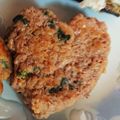 ららららぴ's cooksnap of when they made 一歳〜手づかみ☆野菜入り豆腐ハンバーグ☆.