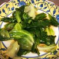 み。の人's cooksnap of when they made 芯も外葉も使って！レタスのごま醤油炒め.