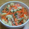 クック8D0BQL☆'s cooksnap of when they made 焼き人参と水菜のマカロニサラダ.