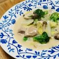 ジュスカ's cooksnap of when they made 創味で簡単♪鶏&白菜の中華風クリーム煮.