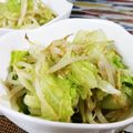 なおきんとん's cooksnap of when they made もやしとキャベツのピリ辛ゴマ和え.