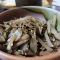 ひろみつばち's cooksnap of when they made 菊芋の胡麻きんぴら.