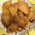 しえるる's cooksnap of when they made 大根と豚肉の照り煮.