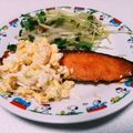 てんｚｚｚ's cooksnap of when they made 鮭の照り焼き丼.