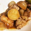 ねるねるねーるね☆'s cooksnap of when they made 鶏肉と里芋のこっくり煮.