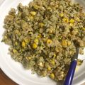 カフェ店員M子's cooksnap of when they made 【簡単】コーンと舞茸のピラフ風チャーハン.