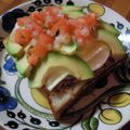 electoon's cooksnap of when they made オープンサンド/我が家の定番ブランチ.