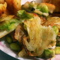 きえまま's cooksnap of when they made 枝豆と竹輪のかき揚げ.
