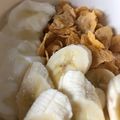 153m242's cooksnap of when they made コーンフレークのバナナ、ヨーグルトかけ.