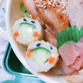 Natuki81's cooksnap of when they made お弁当に！顔付ちくわきゅうり.