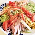 カボチャ0704's cooksnap of when they made 切り昆布と千切り野菜で♪中華風サラダ.