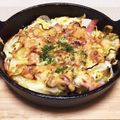 いなばっくす☆'s cooksnap of when they made スキレットで簡単♫粒マヨ味✿はんぺんピザ.