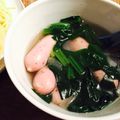 kaokaofood's cooksnap of when they made 簡単！ほうれん草のスープ「ポパイ煮」.